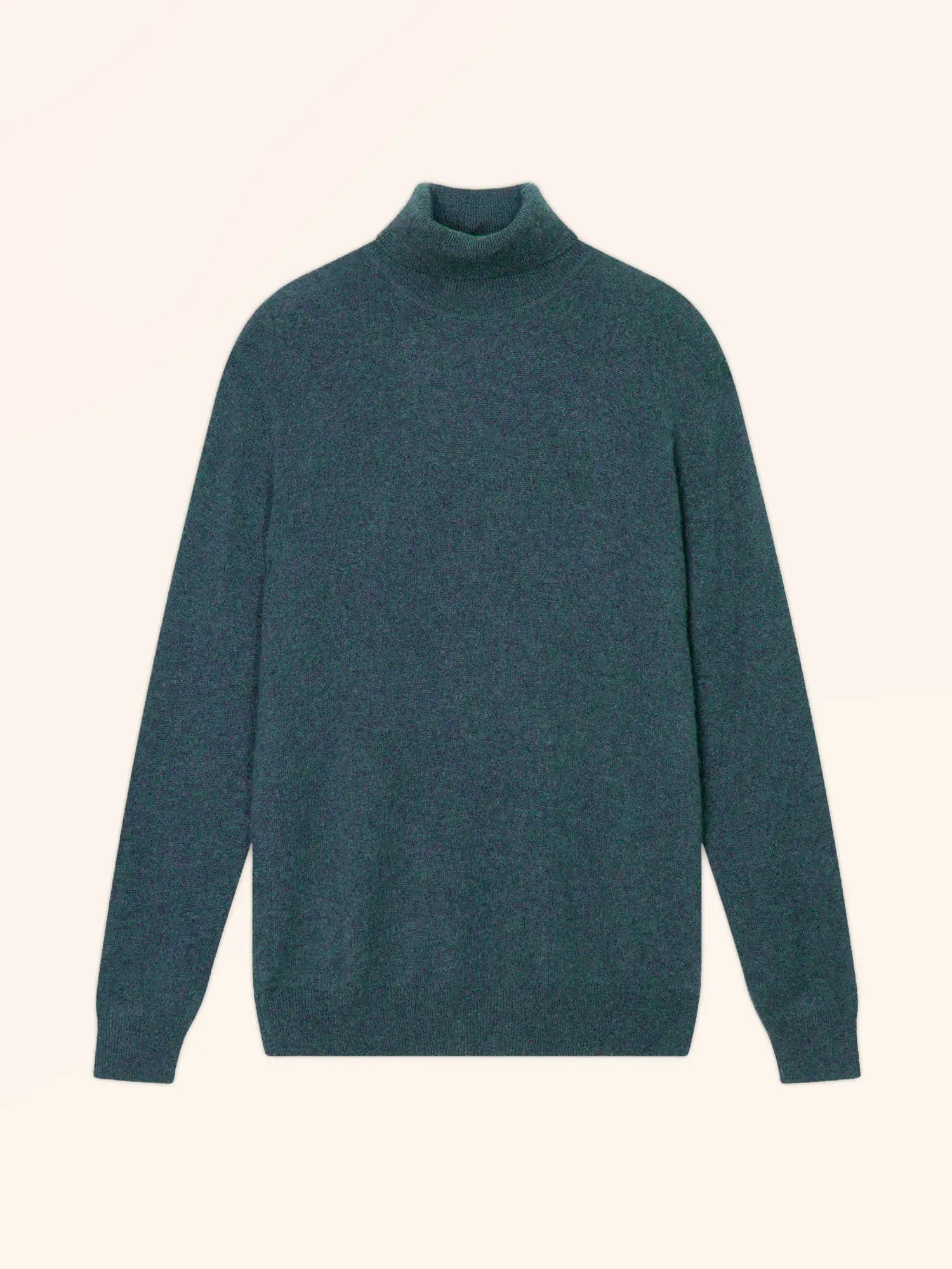 CONNOR pullover rollkragen grün petrol meliert