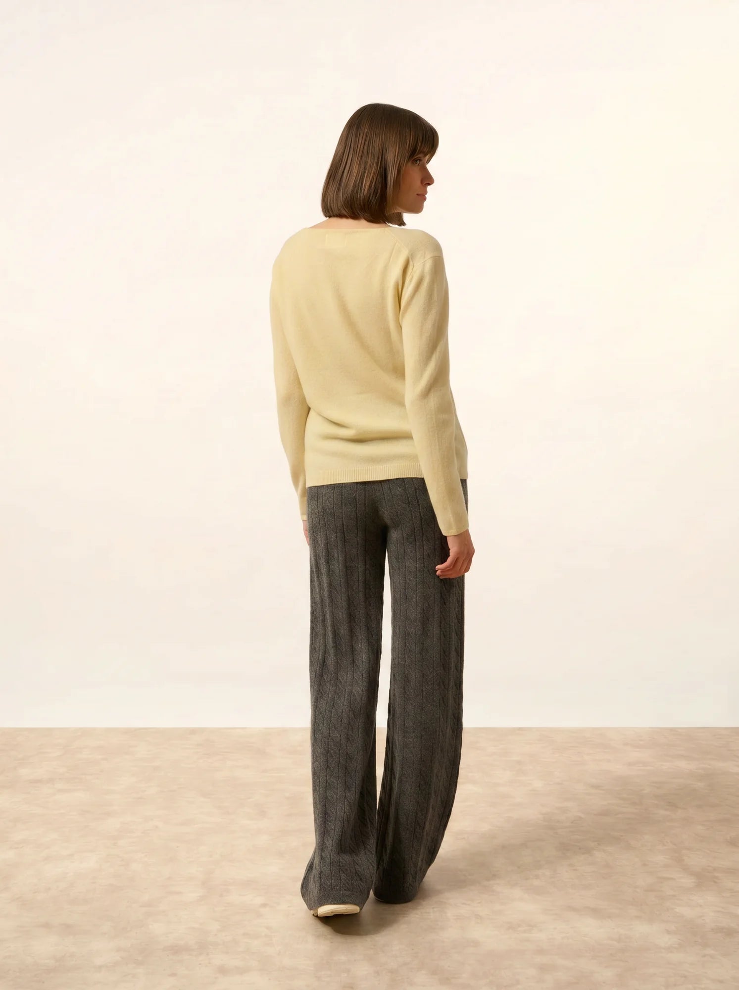 FIONA pullover rundhalsausschnitt limonade