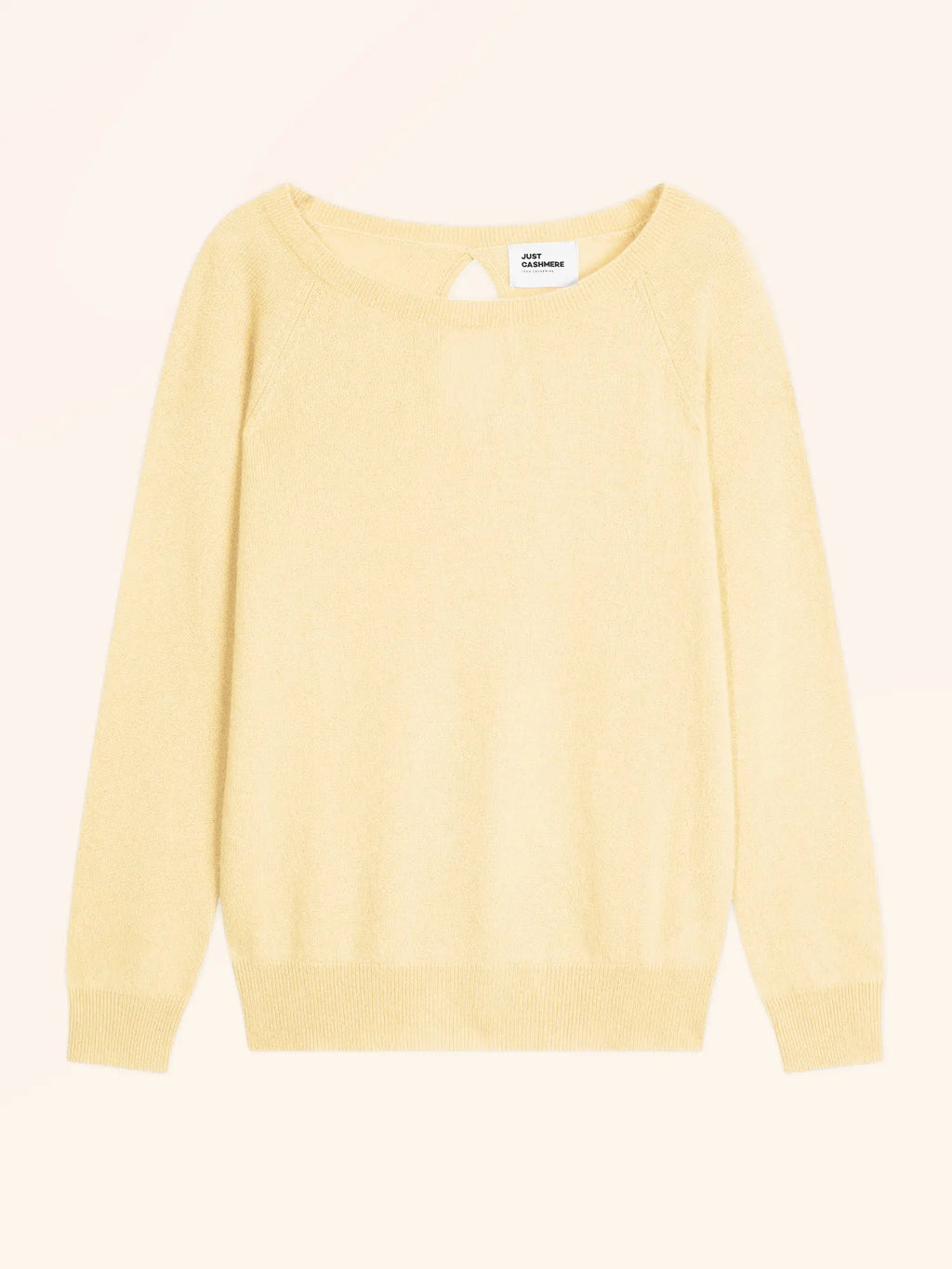 ABIGAILE pull col bateau goutte dos limonade