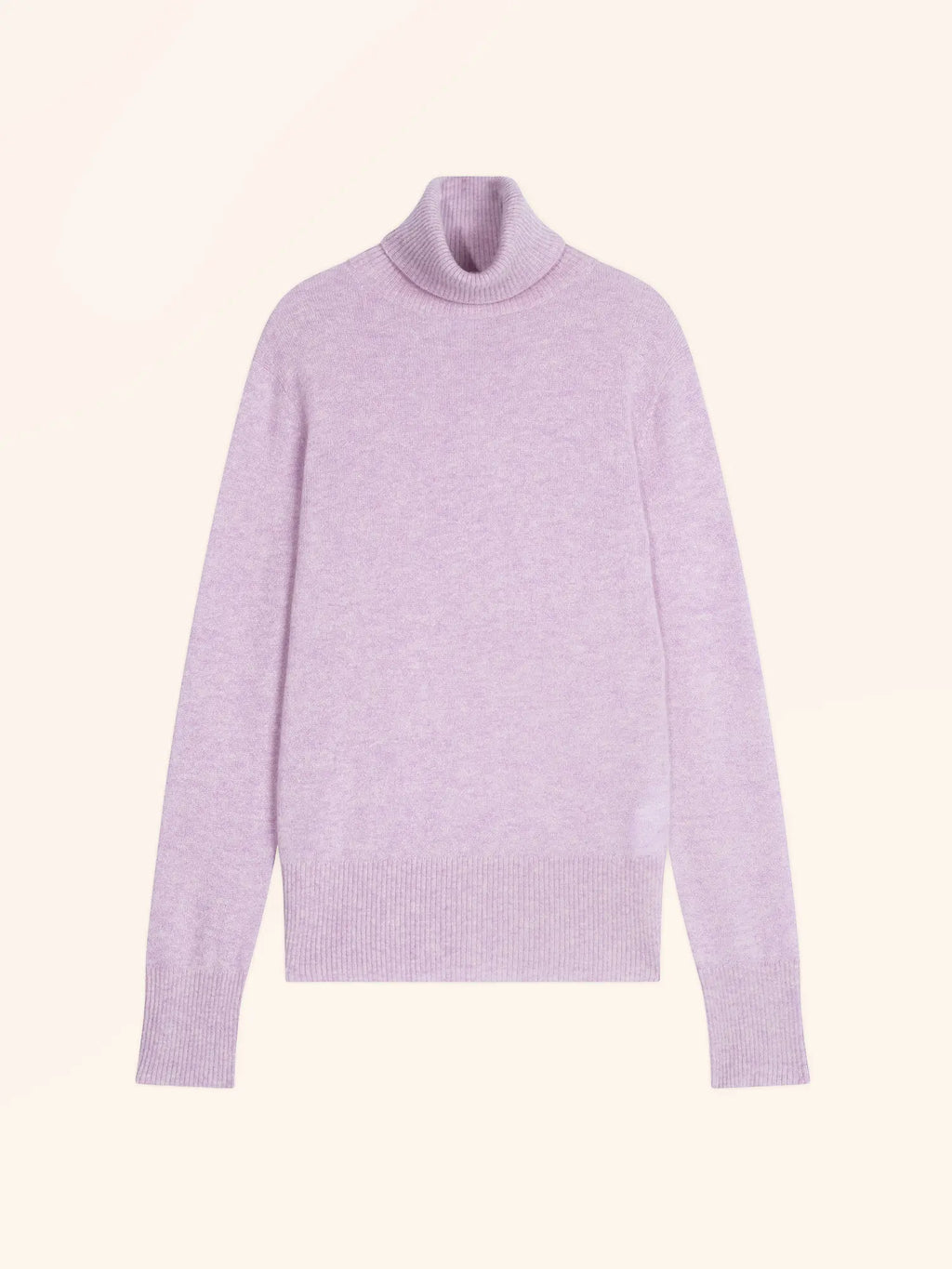 LEXIE pullover rollkragen malve meliert