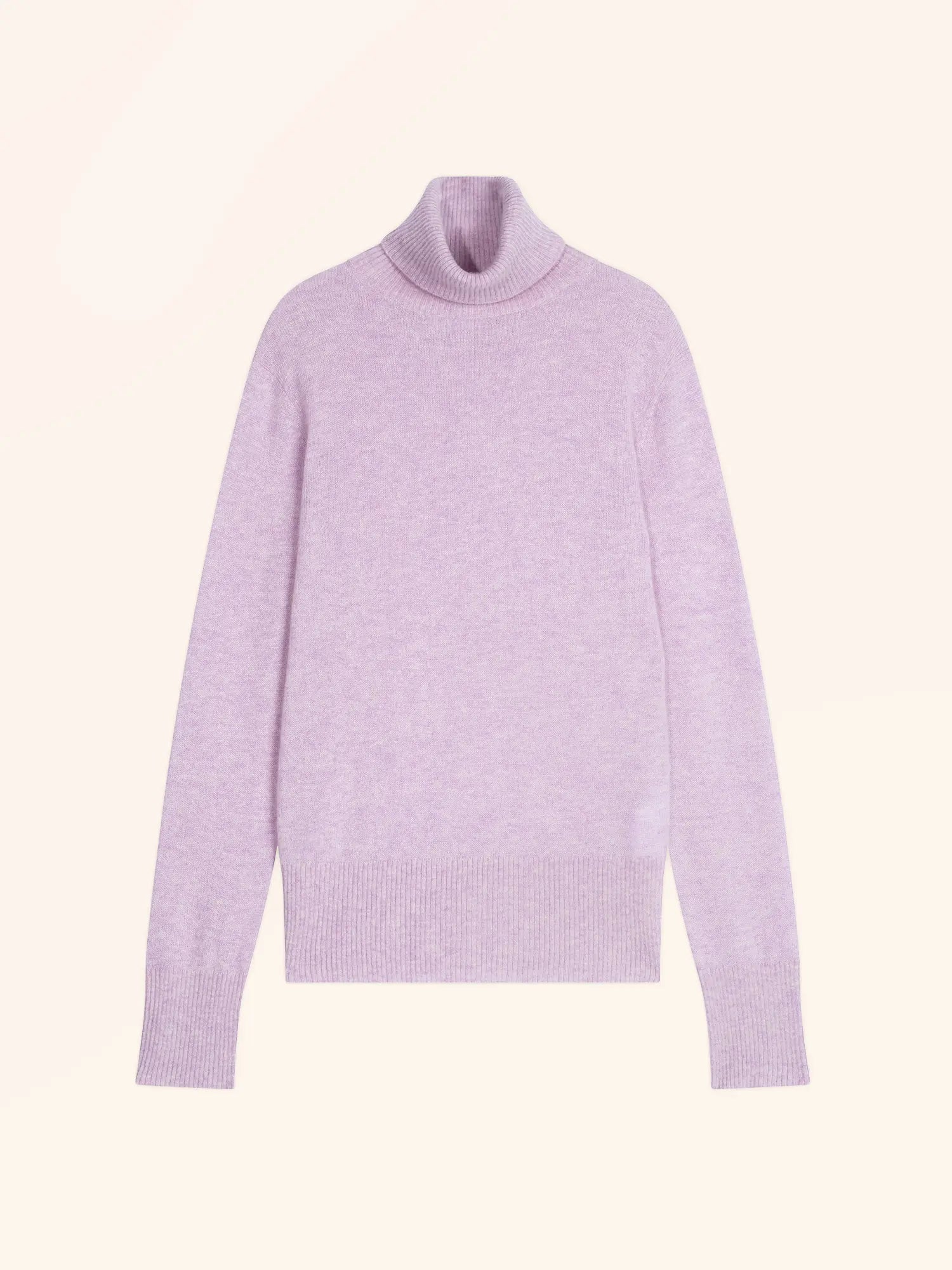 LEXIE pullover rollkragen malve meliert