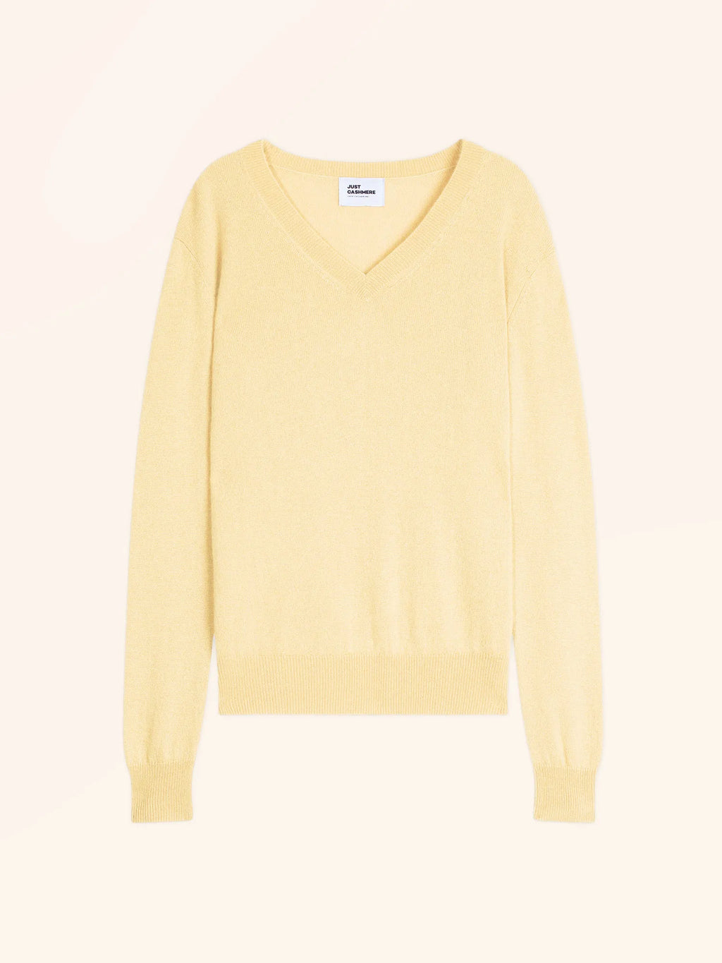 NORA pullover v-ausschnitt limonade