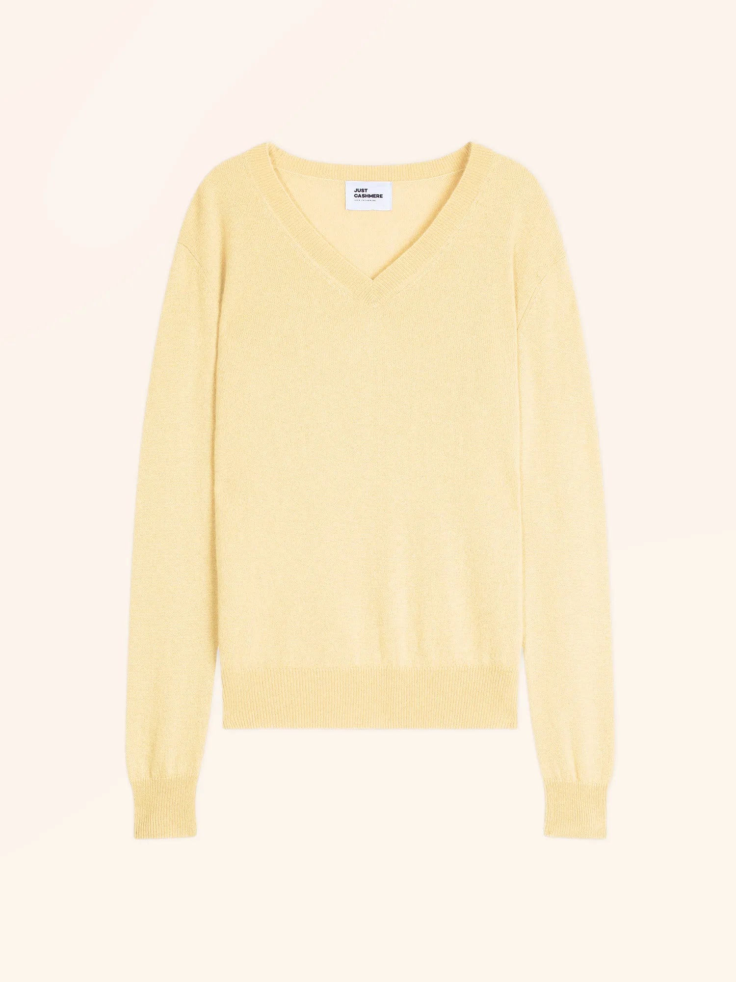 NORA pullover v-ausschnitt limonade