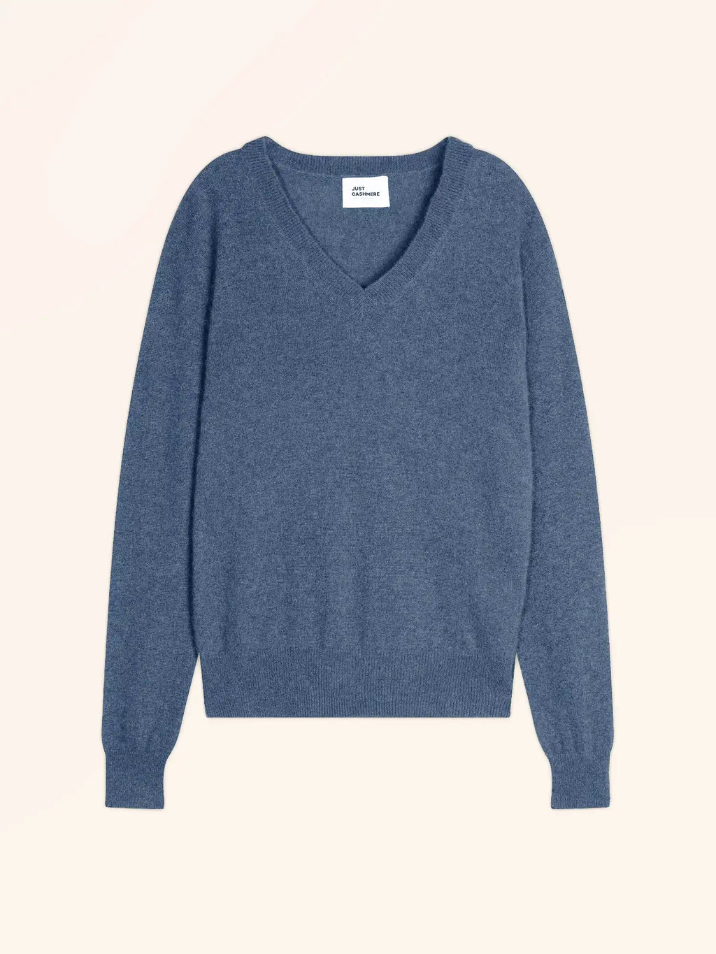 NORA pullover v-ausschnitt blau denim