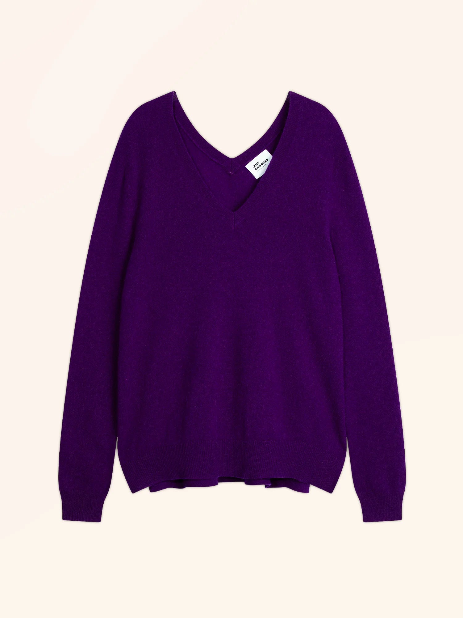 OPAL pullover v-ausschnitt vorne und hinten violette