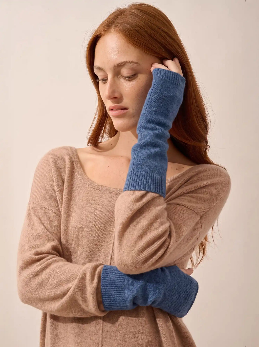 ZOE mitaines bleu denim