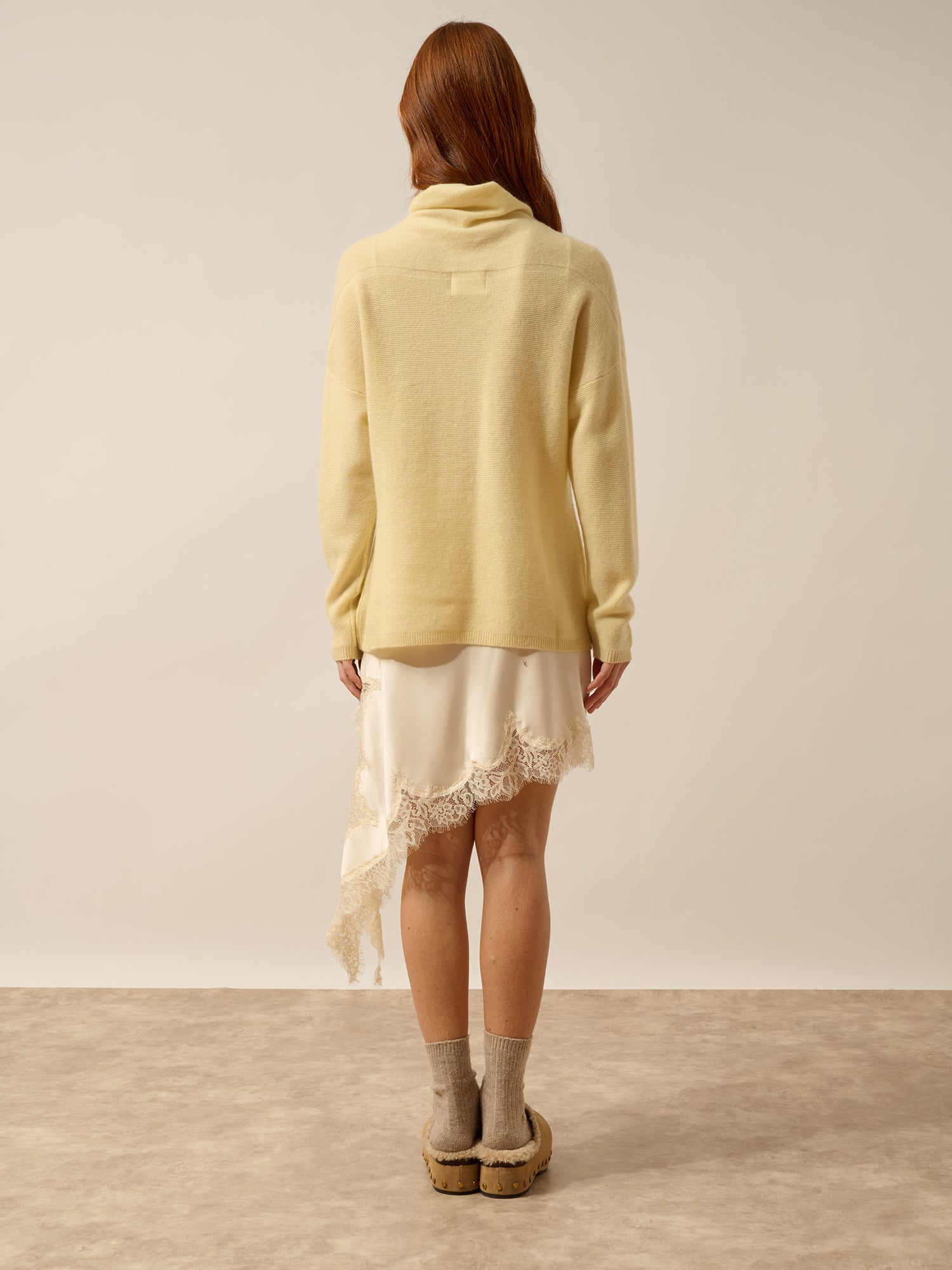 BLANTYRE lemonade turtleneck sweater