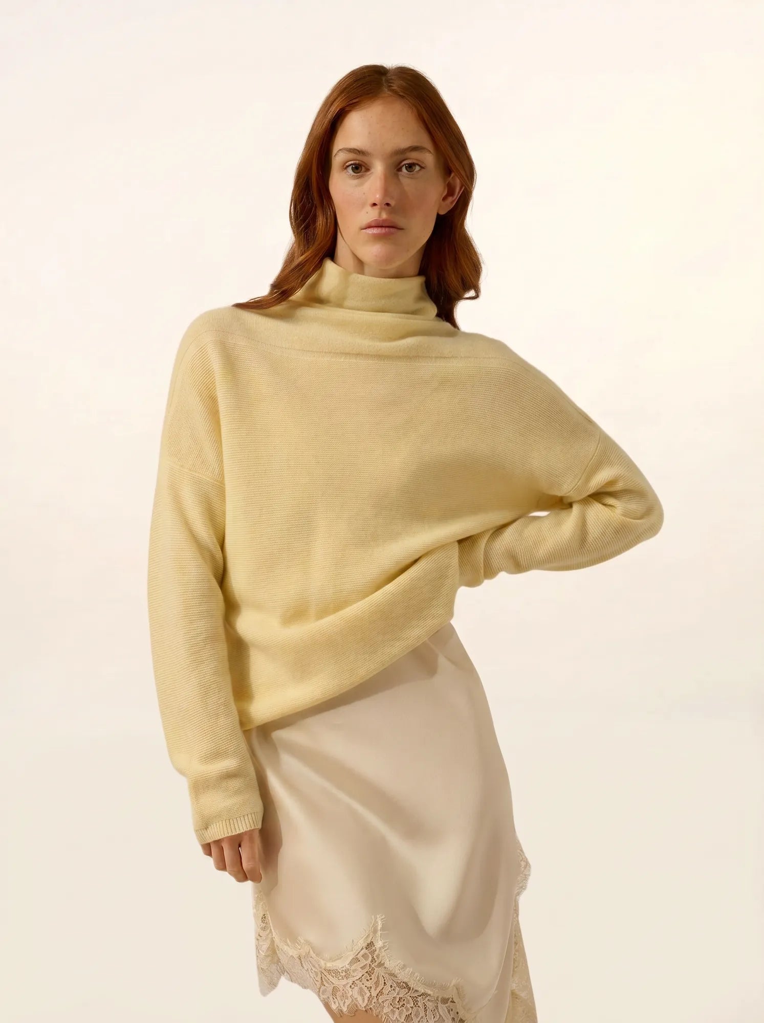 BLANTYRE pullover rollkragen limonade