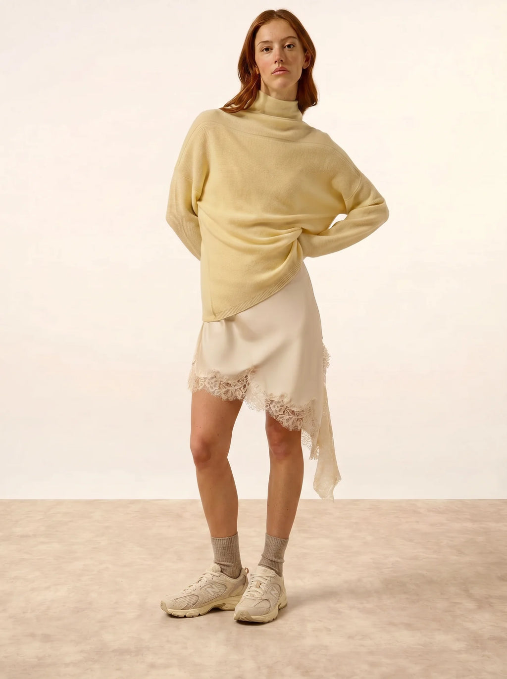 BLANTYRE pullover rollkragen limonade
