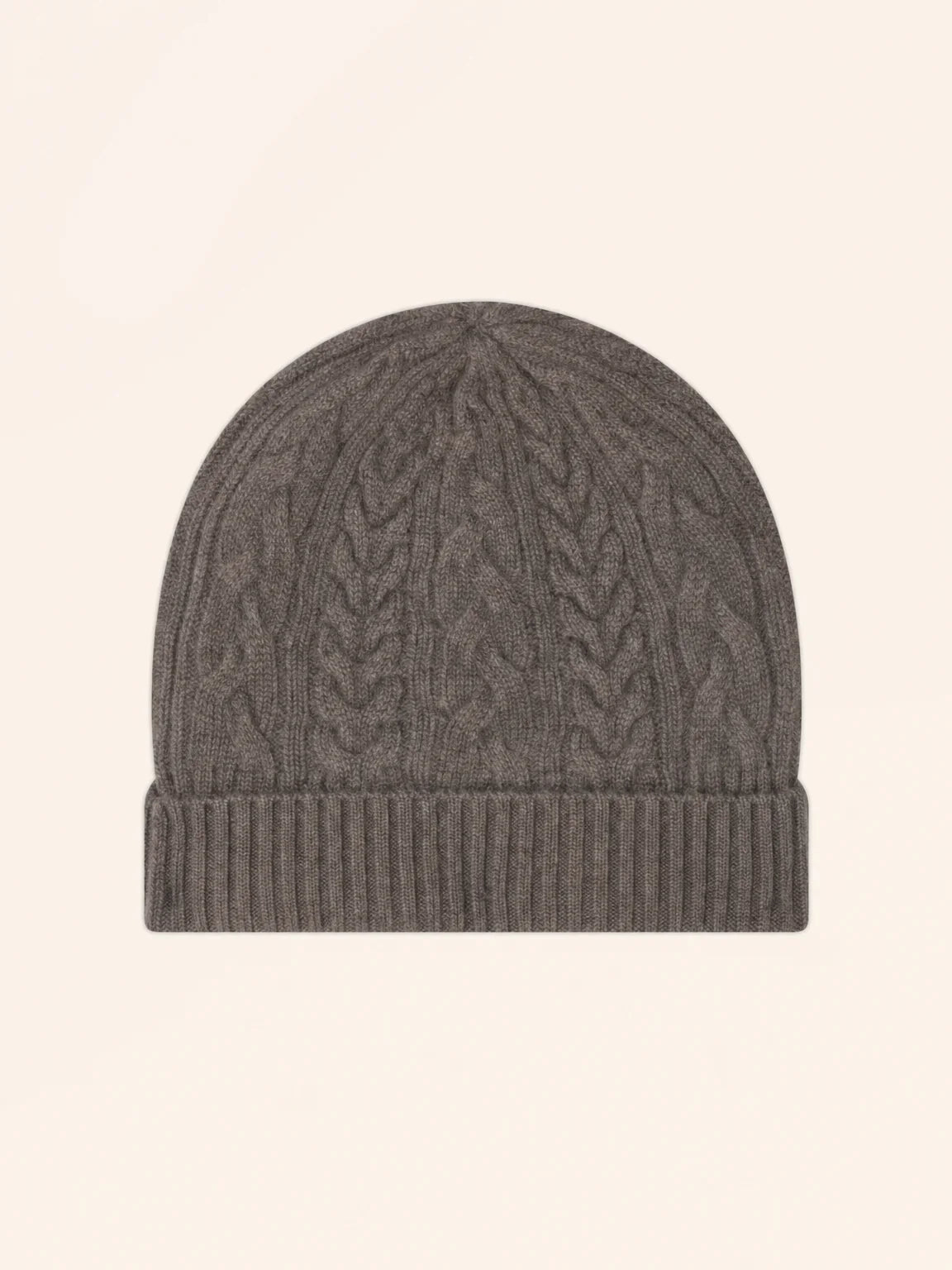 CLEO bonnet 4 fils taupe chiné
