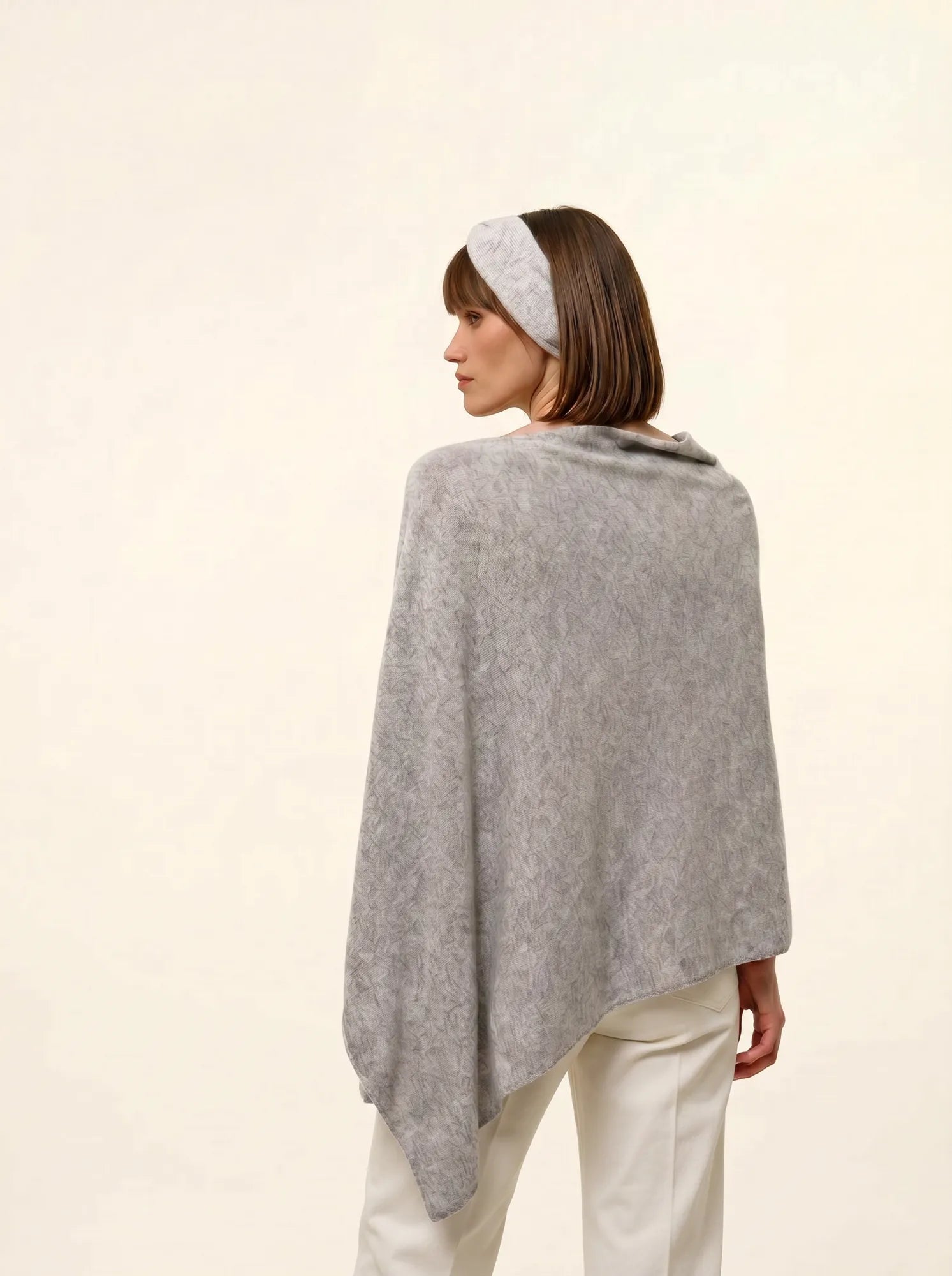 NAMAD bandeau 4 fils gris clair chiné