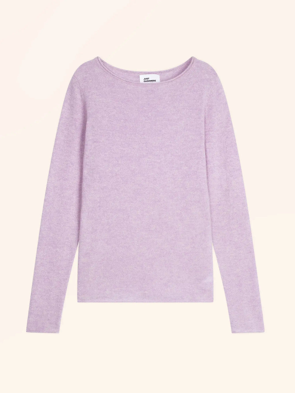GRACE pullover u-boot-ausschnitt malve meliert