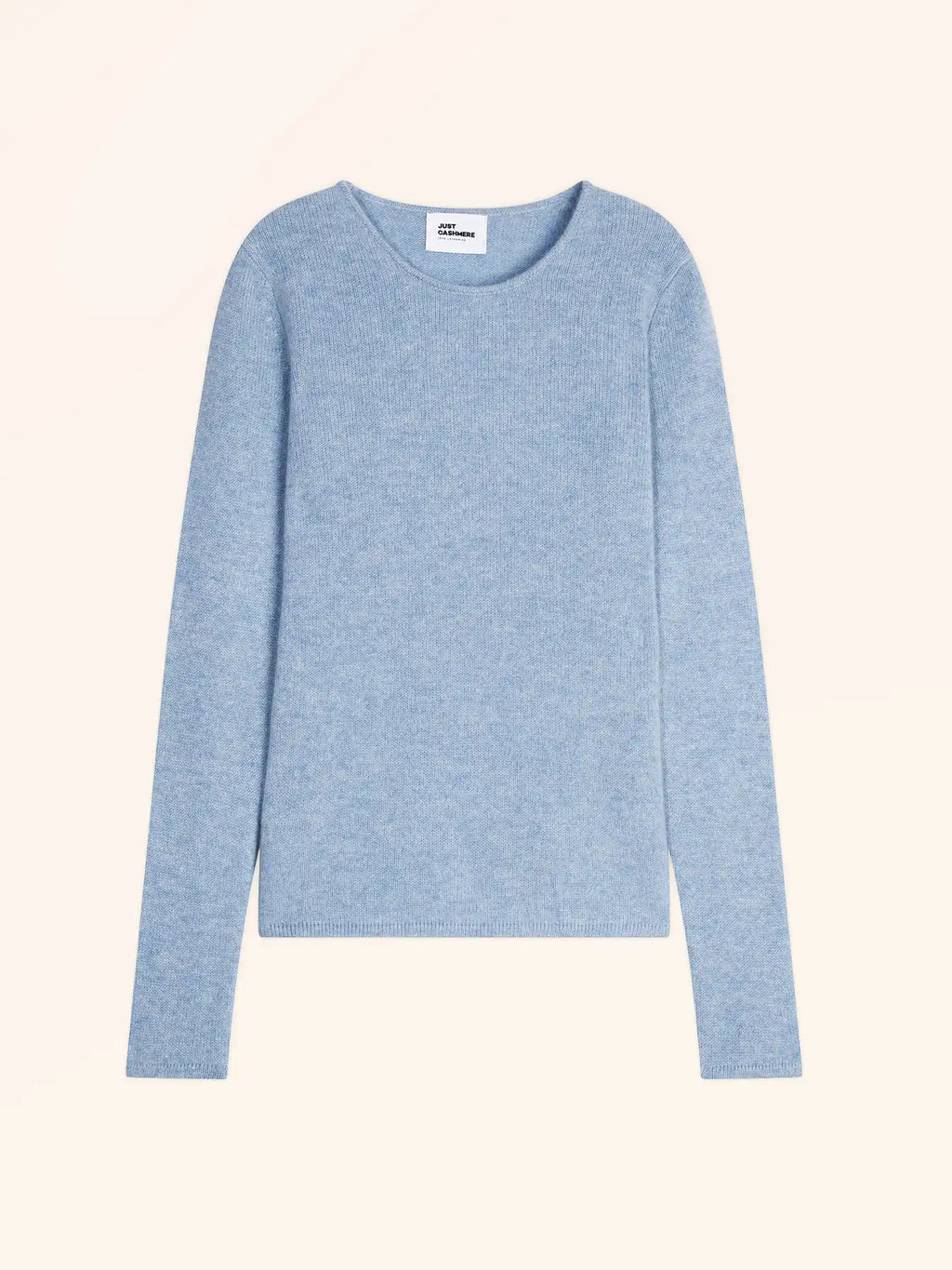 JOYCE pullover rundhalsausschnitt 4-fädig himmelblau meliert