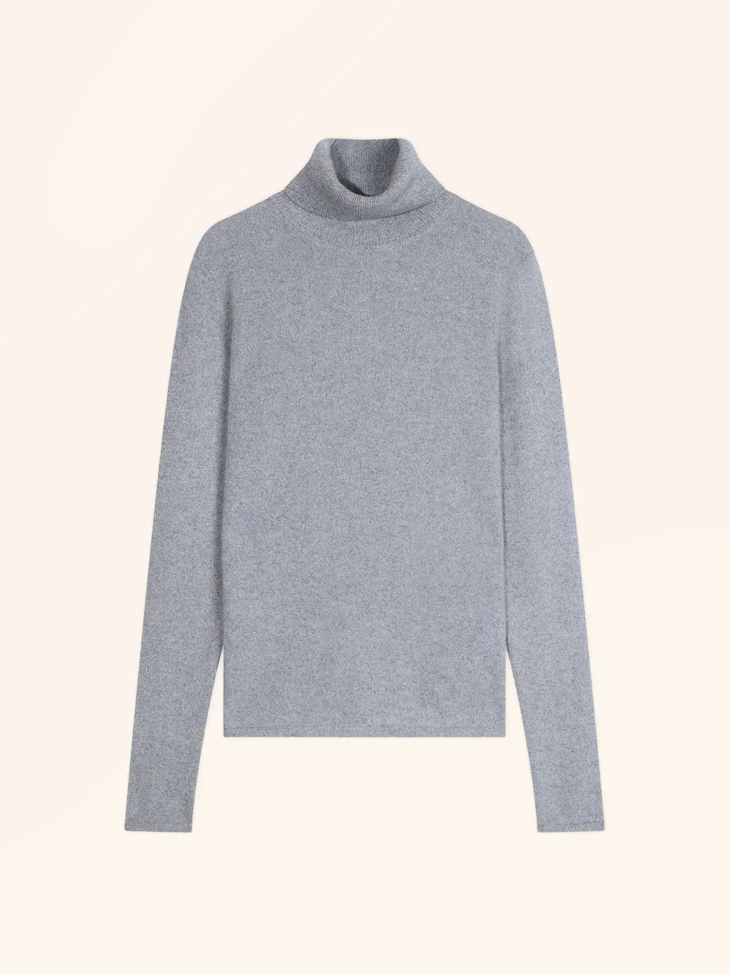 AVA pullover rollkragen blau elfenbein