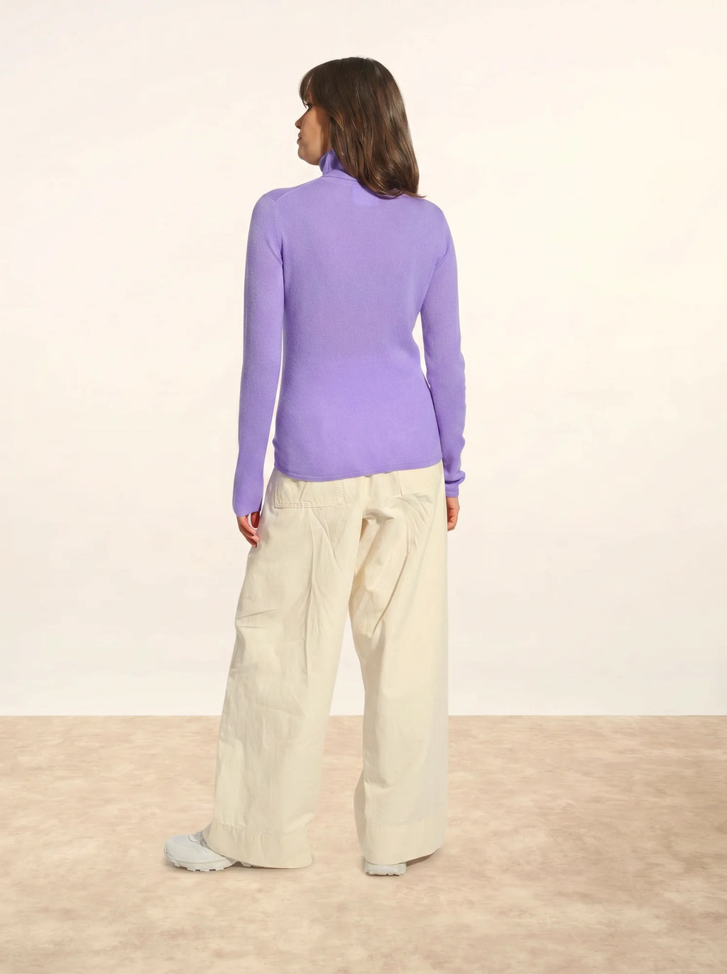 AVA pullover rollkragen lavendel