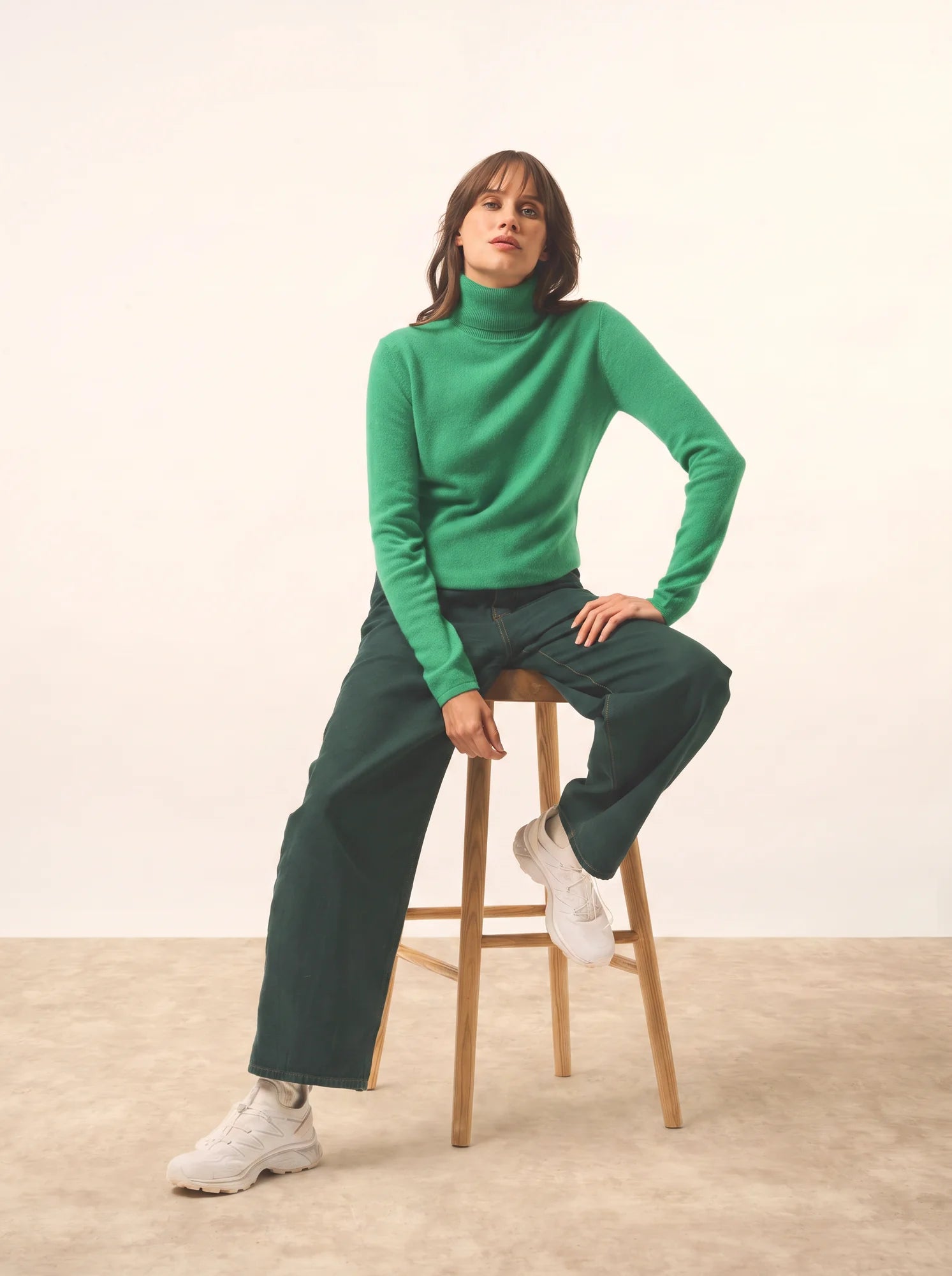 AVA pullover rollkragen minze