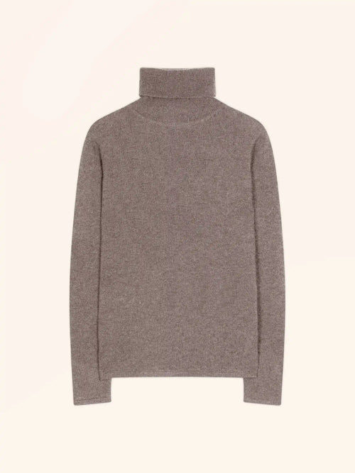 AVA pull col roulé caribou chiné