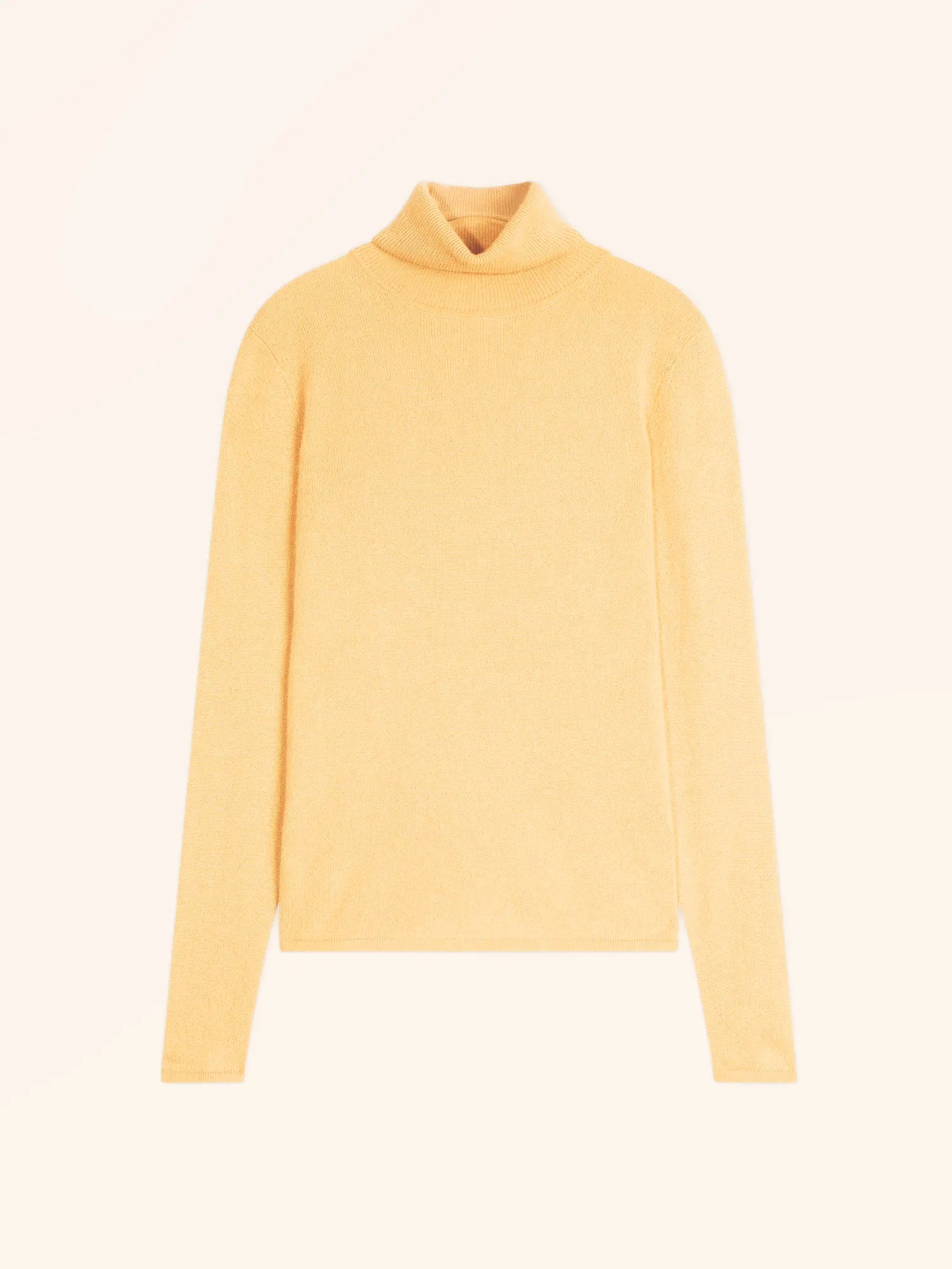 AVA pull col roulé vanille