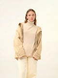 LEXIE pullover rollkragen avoine