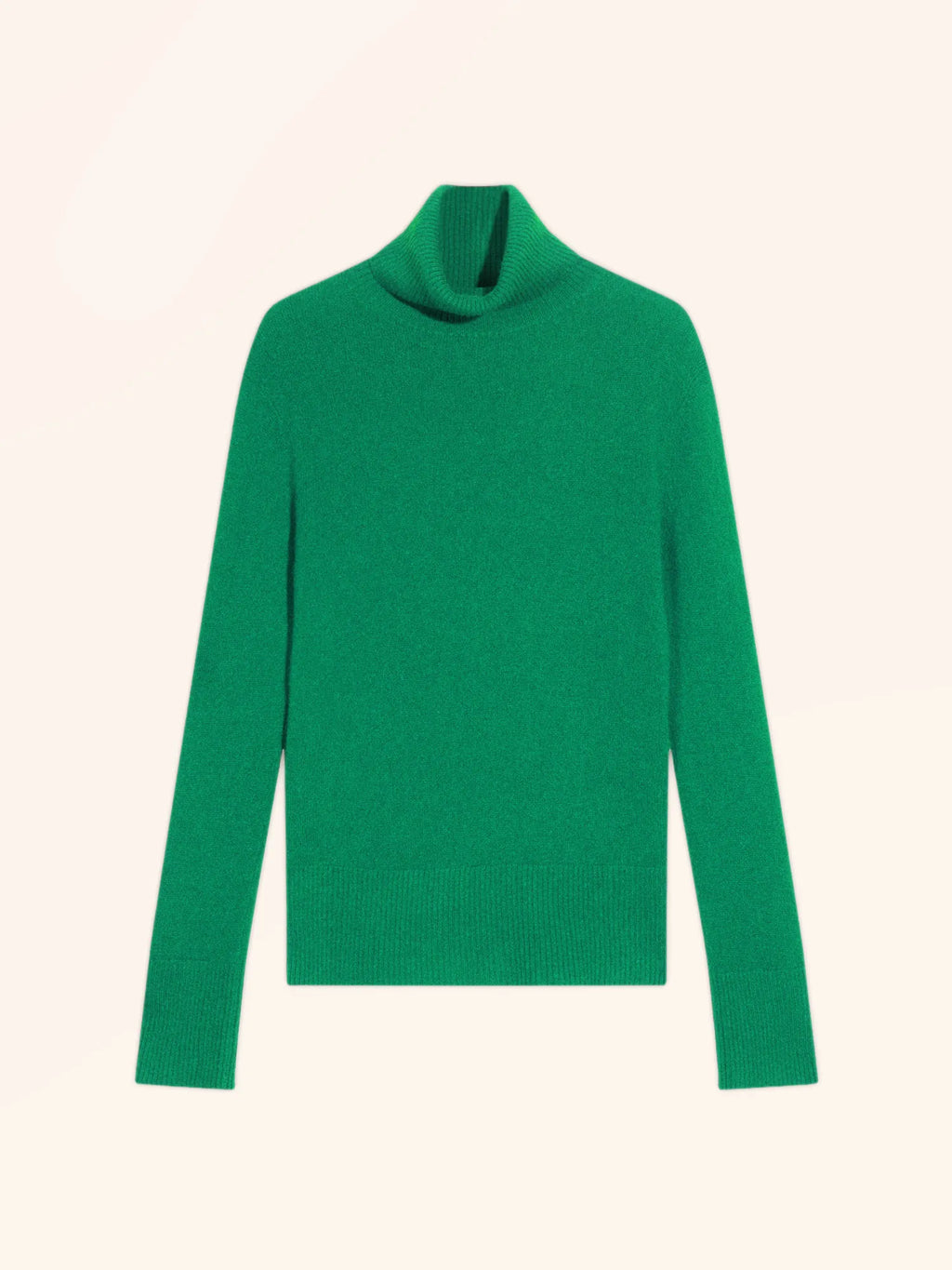 LEXIE pull col roulé menthe
