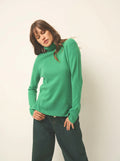 LEXIE pull col roulé menthe