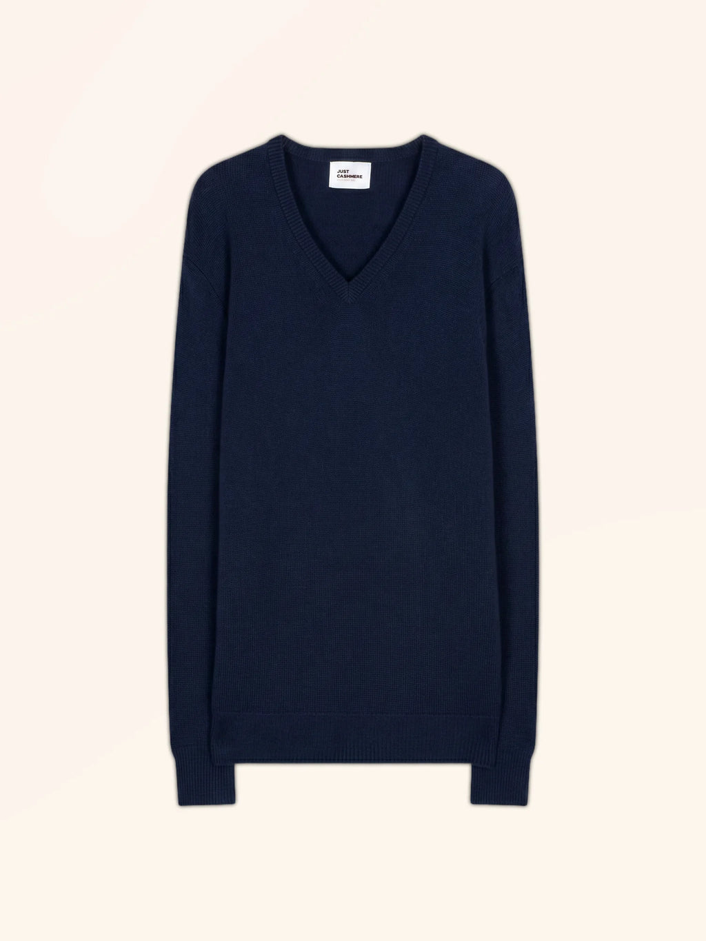 NATHAN pullover v-ausschnitt 4-fädig caviar