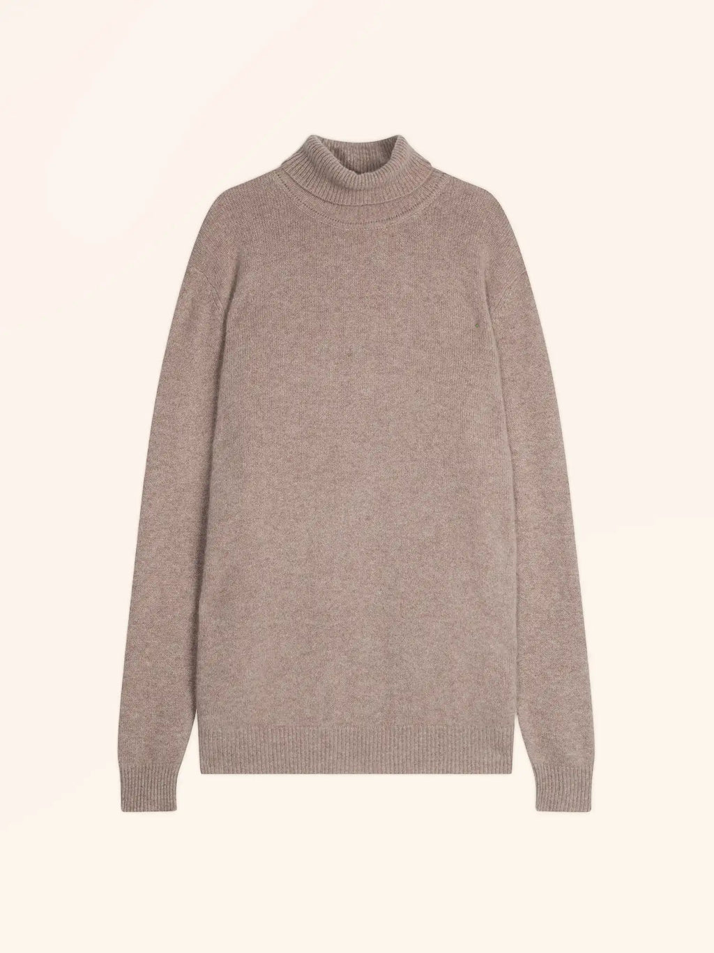 SACHA pullover rollkragen 4-fädig taupe hell meliert