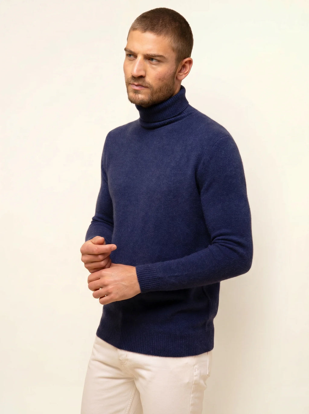 SACHA pullover rollkragen 4-fädig nachtblau