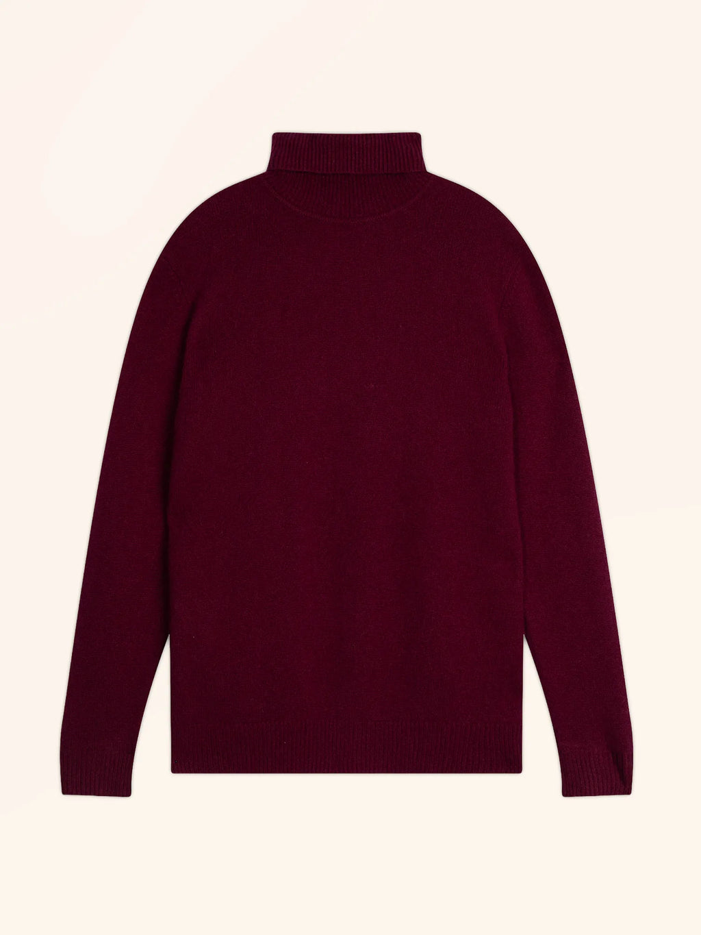 SACHA pullover rollkragen 4-fädig bordeaux