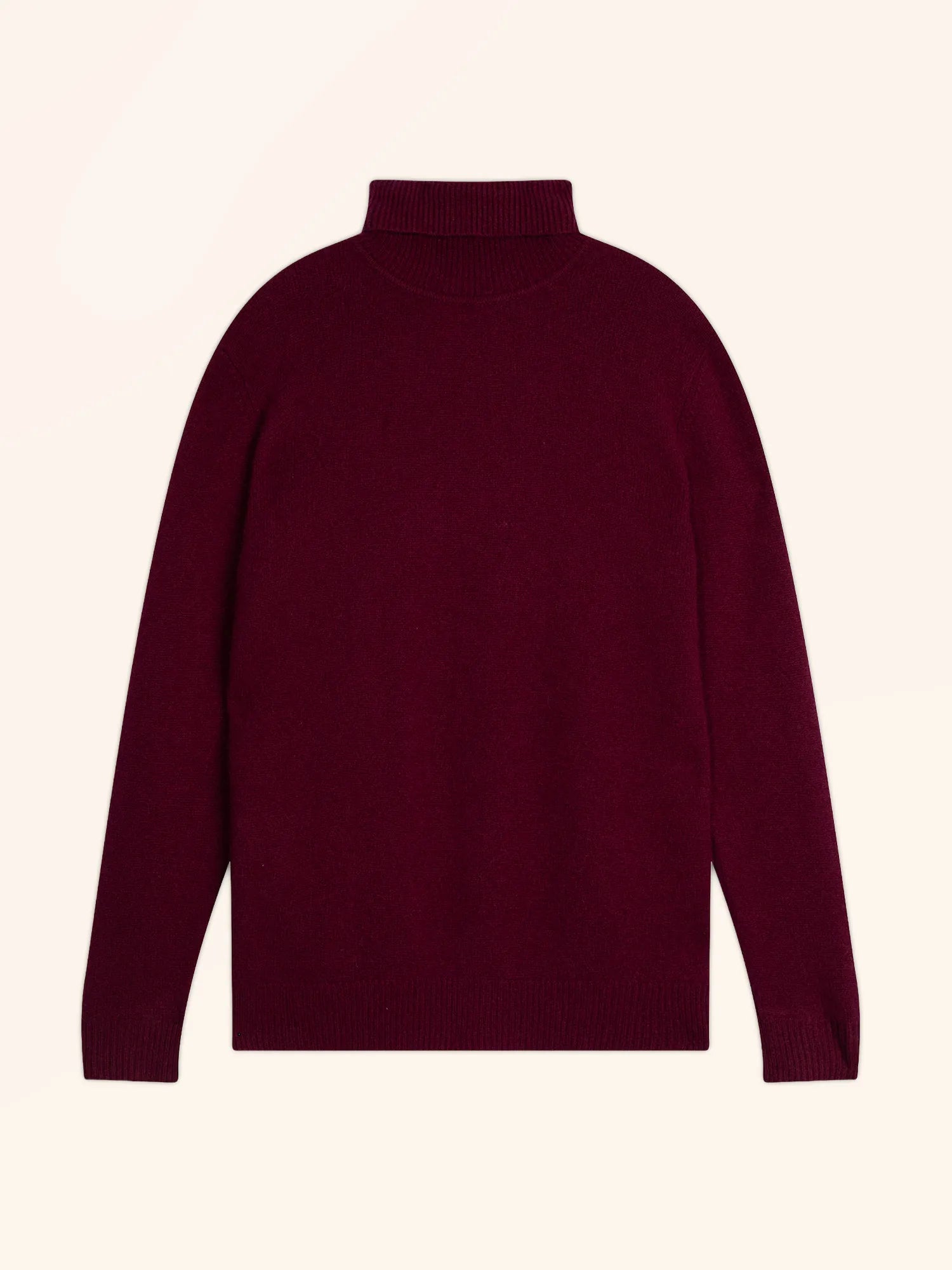 SACHA pullover rollkragen 4-fädig bordeaux