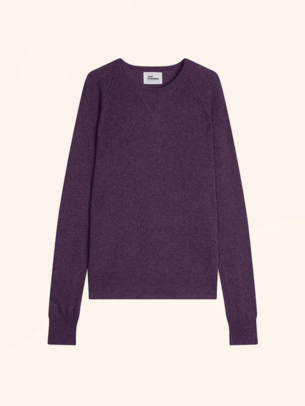 HELEN pullover rundhalsausschnitt violett meliert