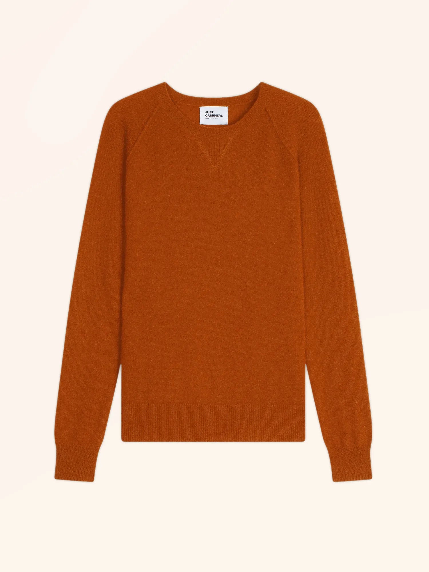 HELEN pull col rond safran