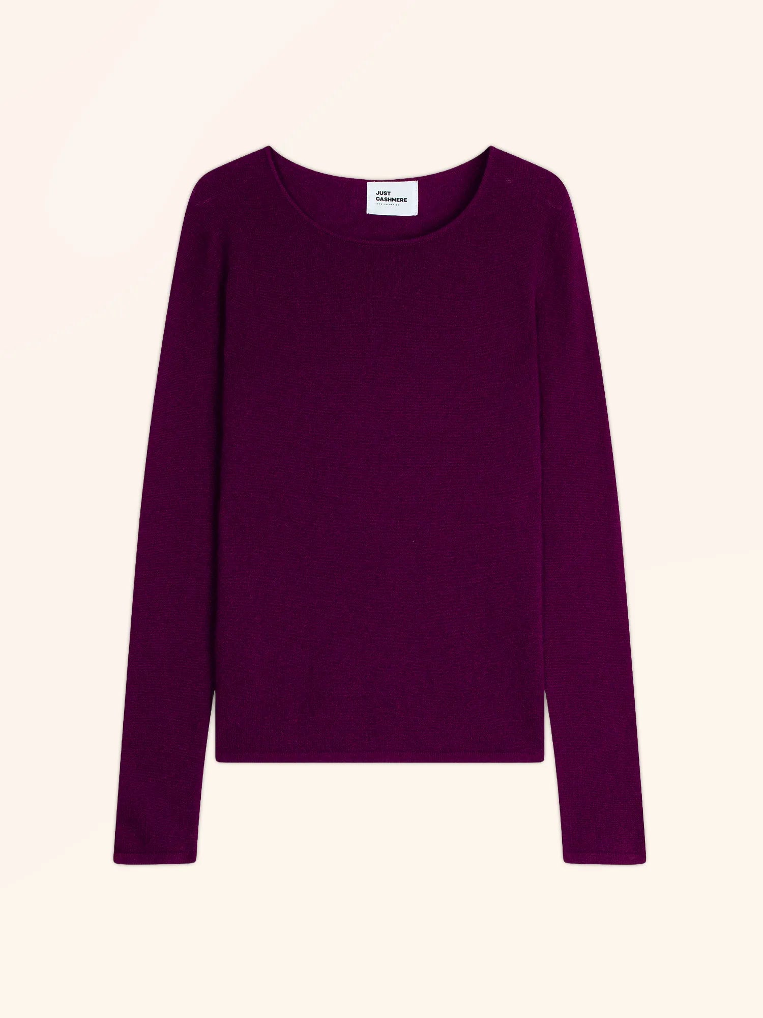 VIVIAN pullover rundhalsausschnitt pflaume