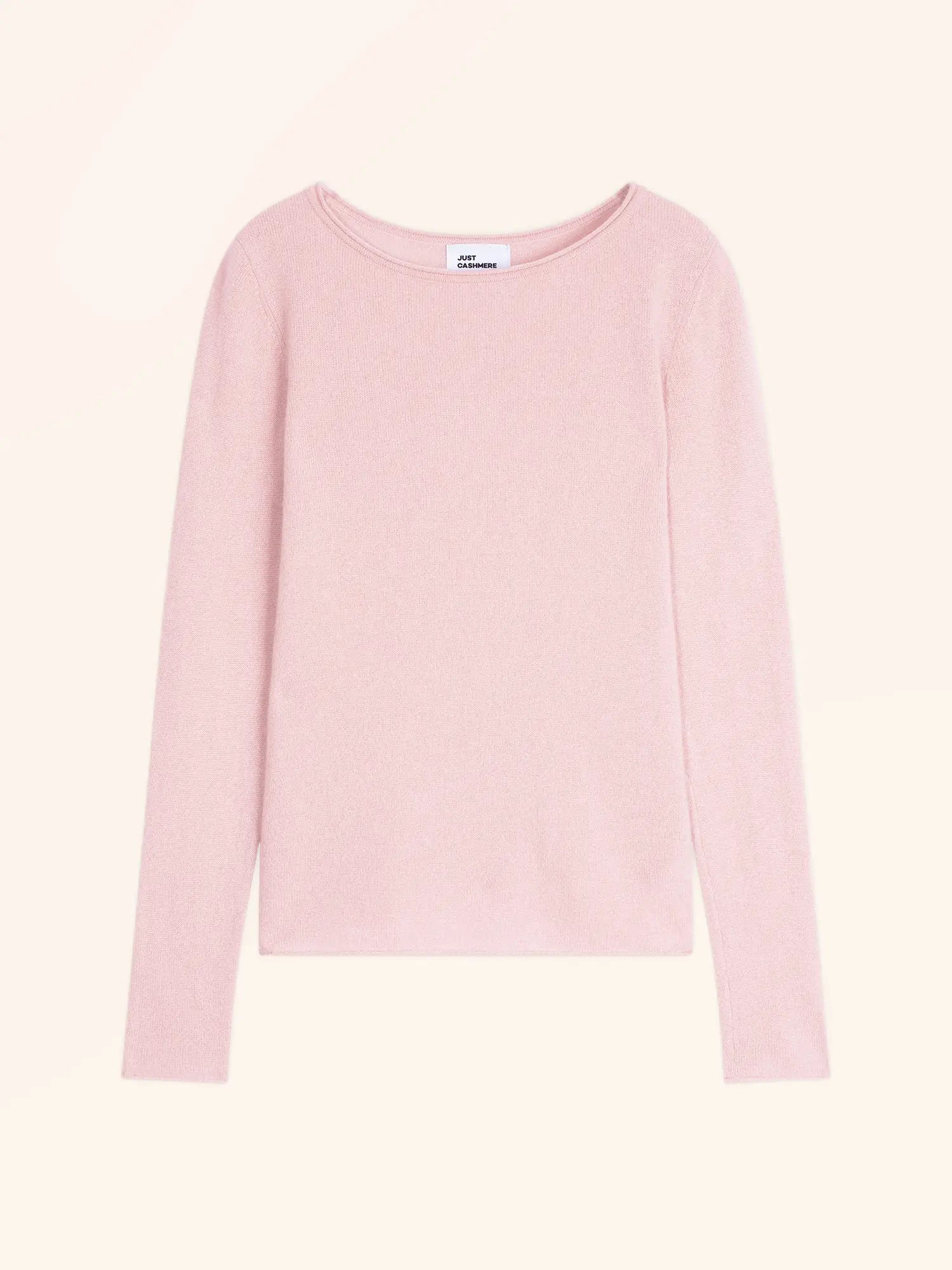 VIVIAN pullover rundhalsausschnitt poudre