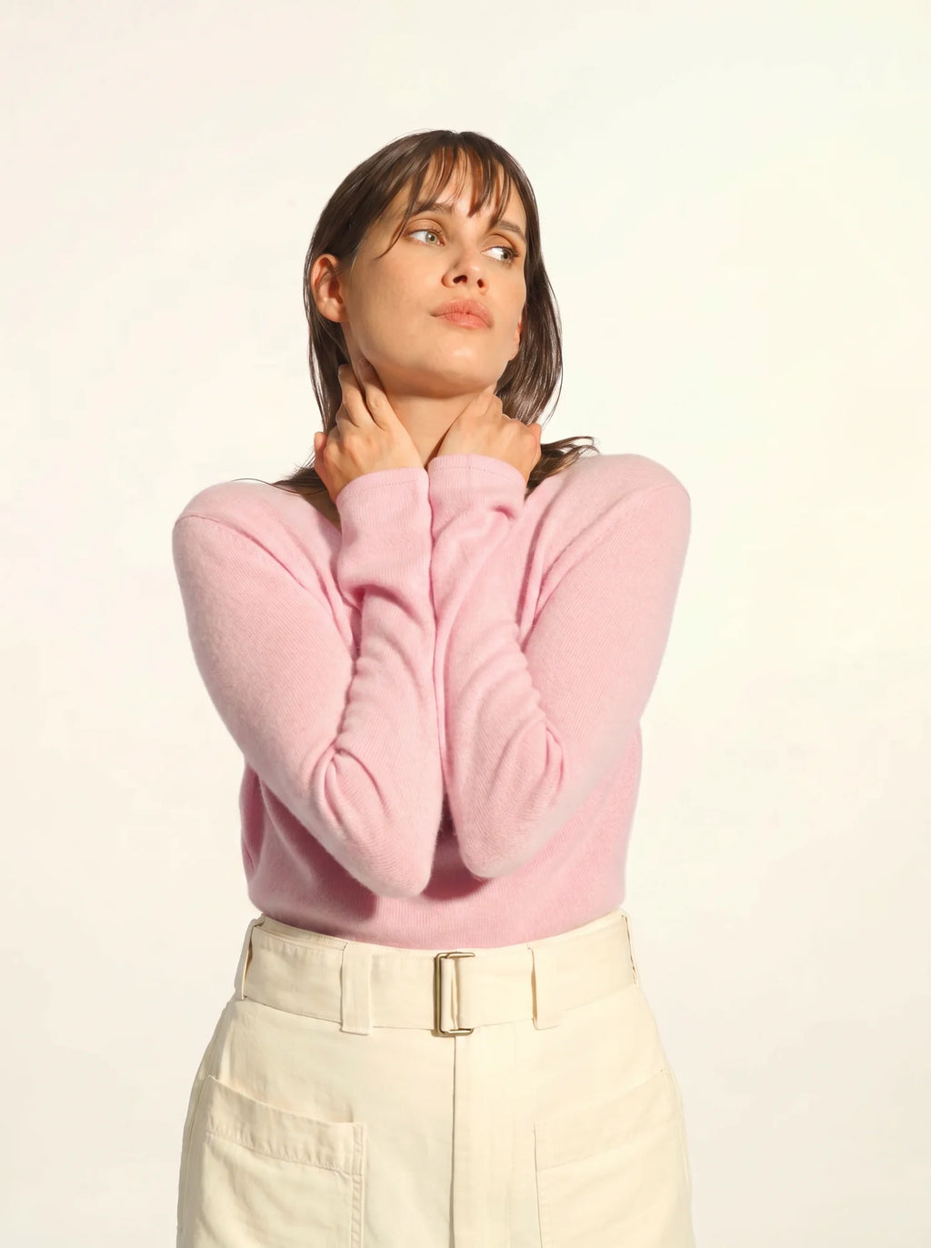 JOAN pullover v-ausschnitt dragée
