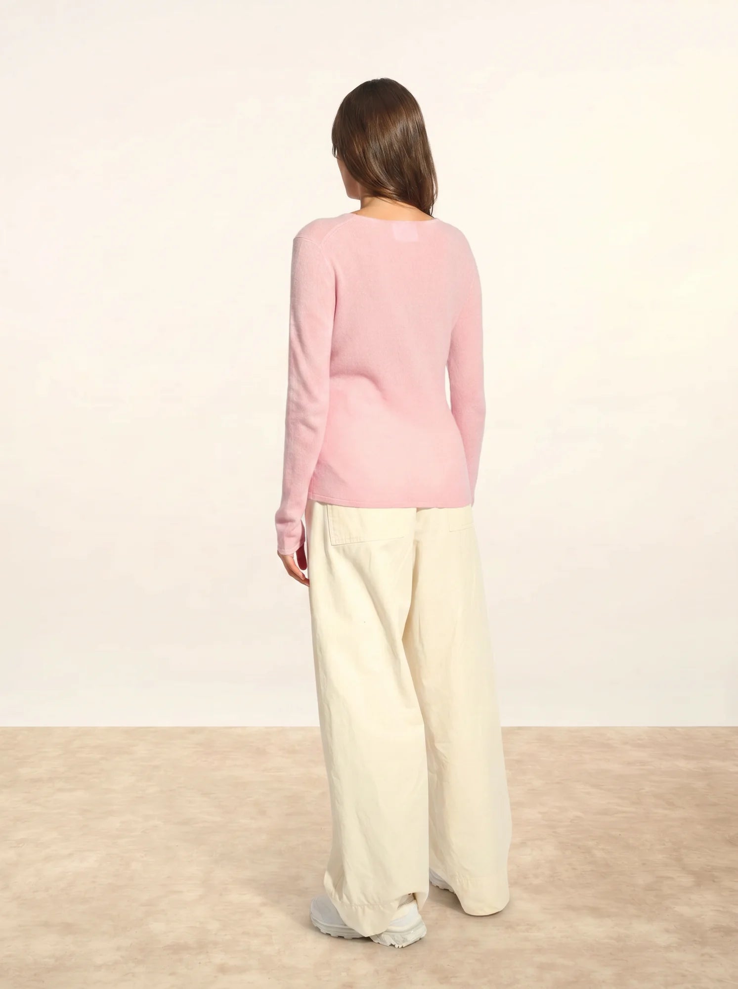 JOAN pullover v-ausschnitt dragée