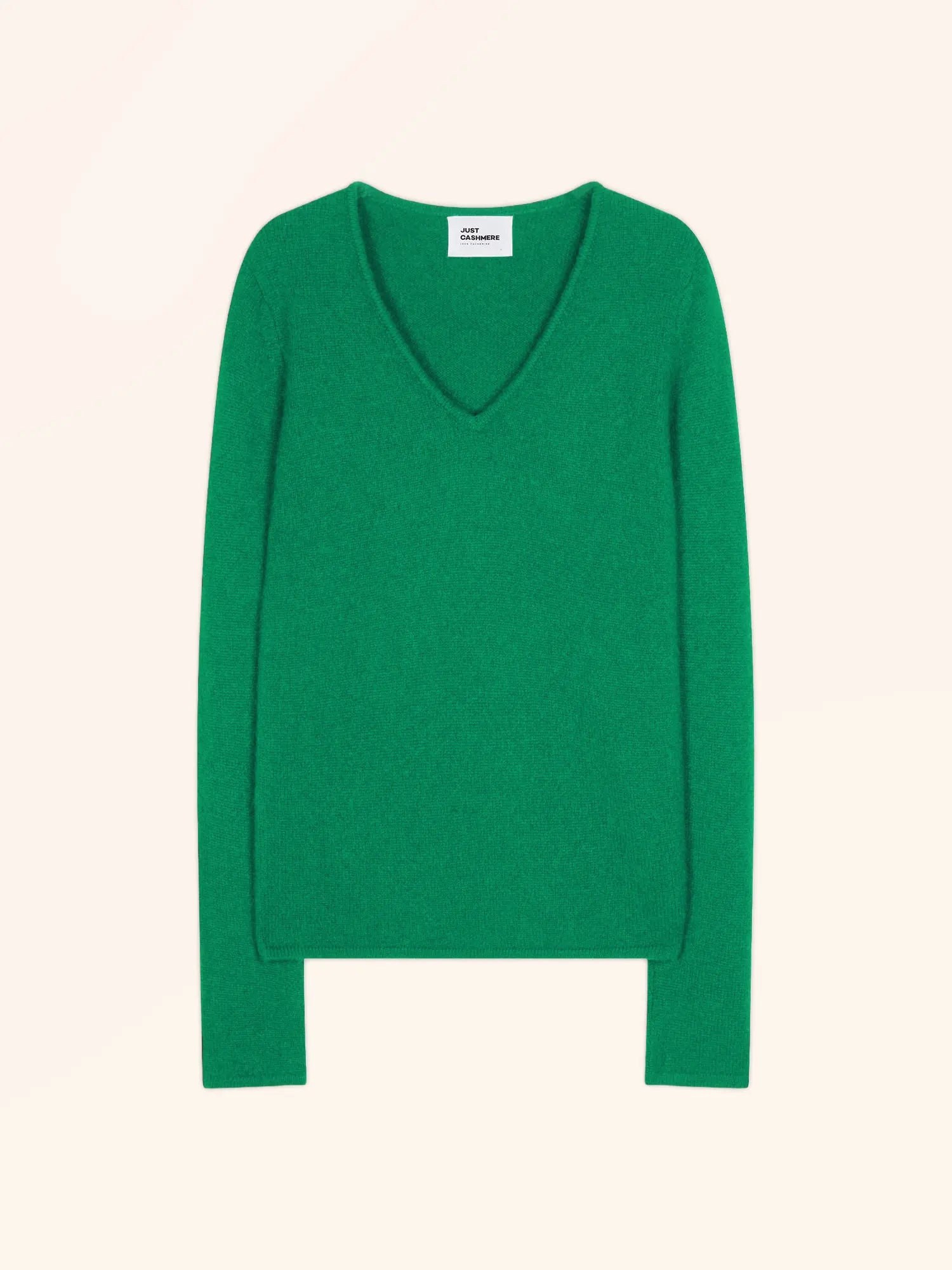 ABBY pullover v-ausschnitt 4-fädig minze