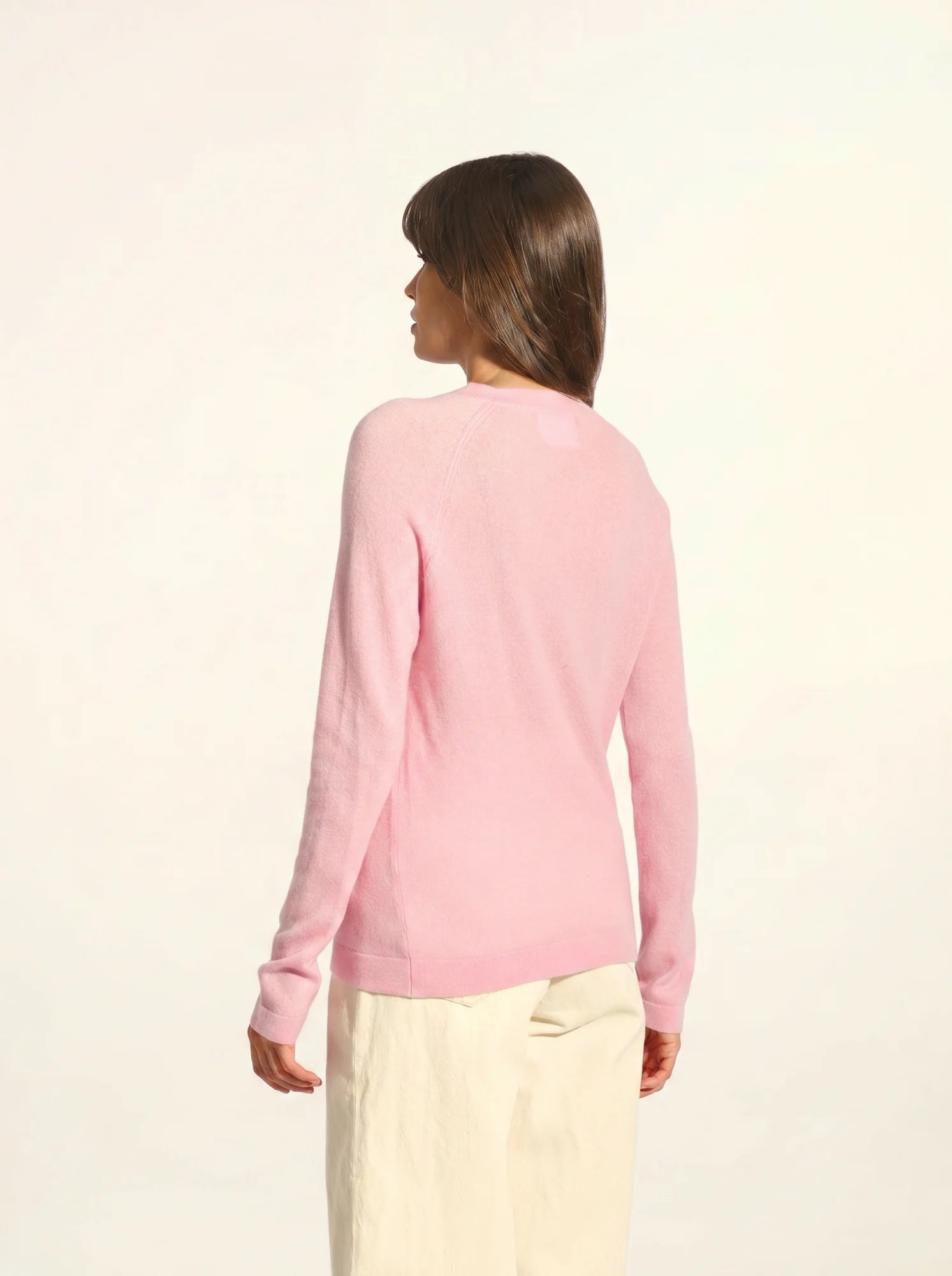 JANE pullover rundhalsausschnitt dragée