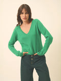 PHOEBE pull col V menthe