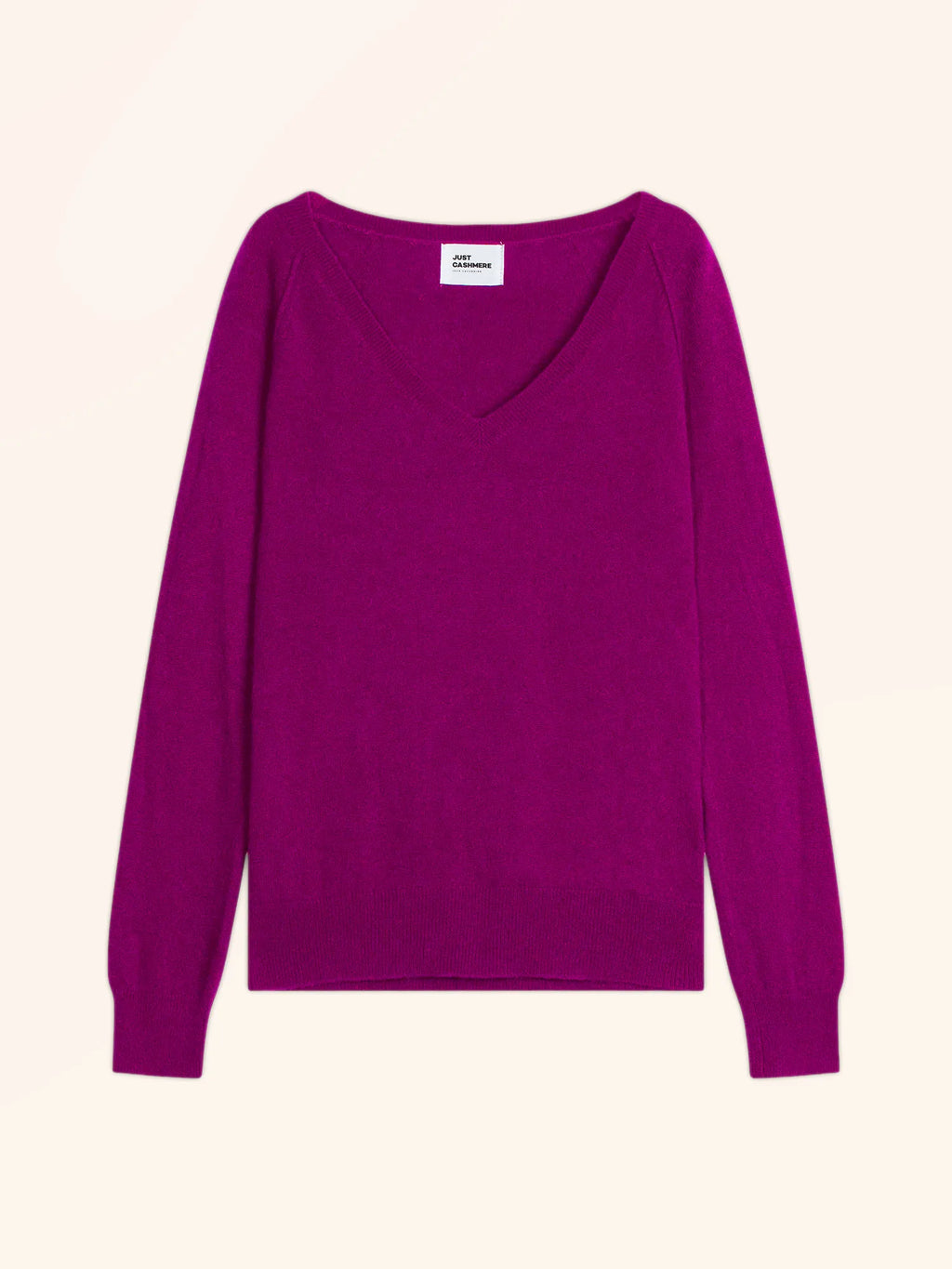 PHOEBE pullover v-ausschnitt violine