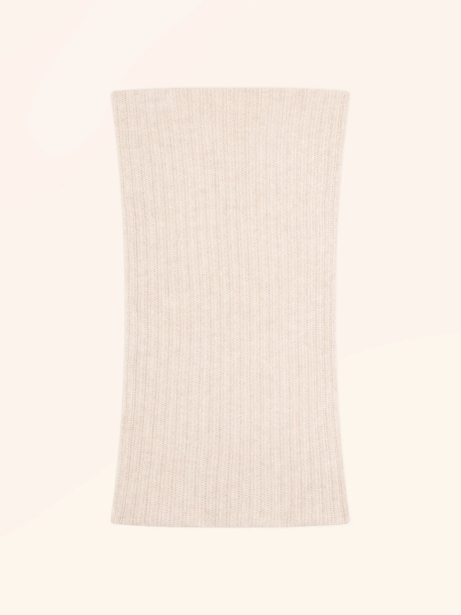 HUTTON halswärmer 4-fädig beige meliert