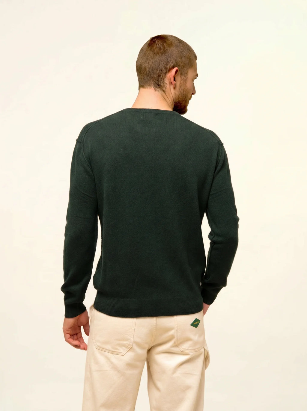 NOE pull col rond cyprès