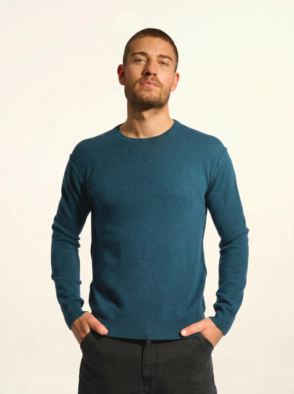 NOE pull col rond vert canard