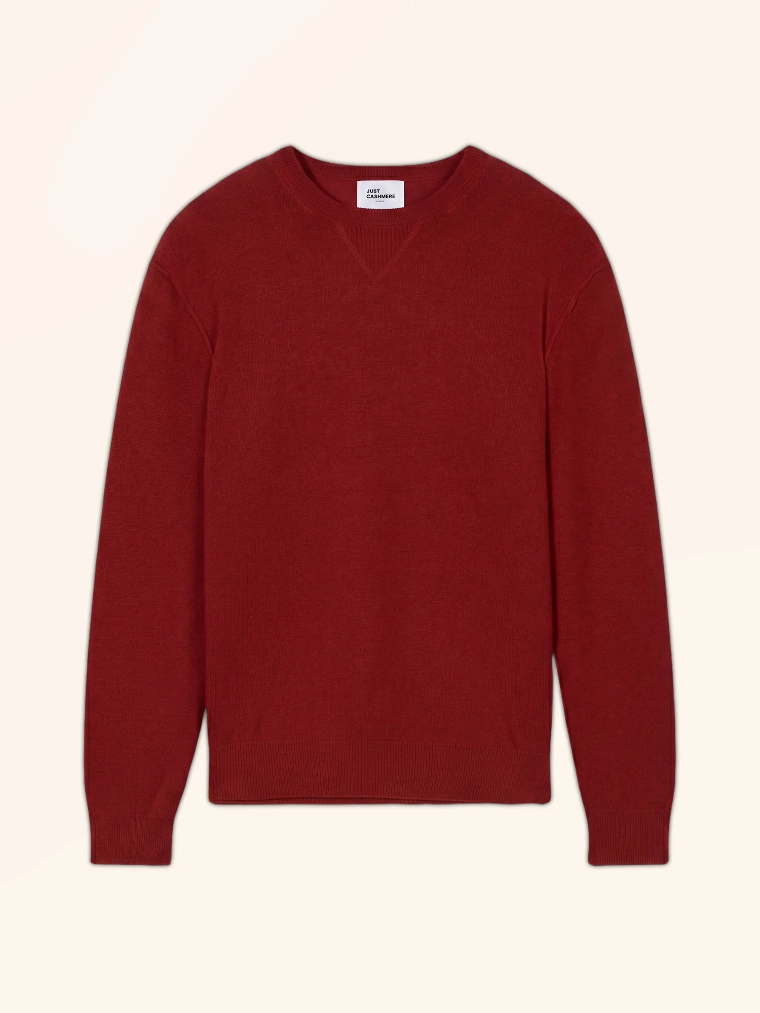 NOE pullover rundhalsausschnitt rubis