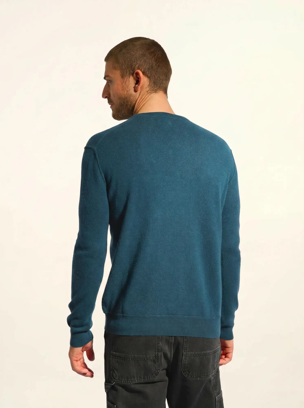 TOM pullover v-ausschnitt grün petrol