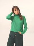 LILLY pullover rollkragen minze