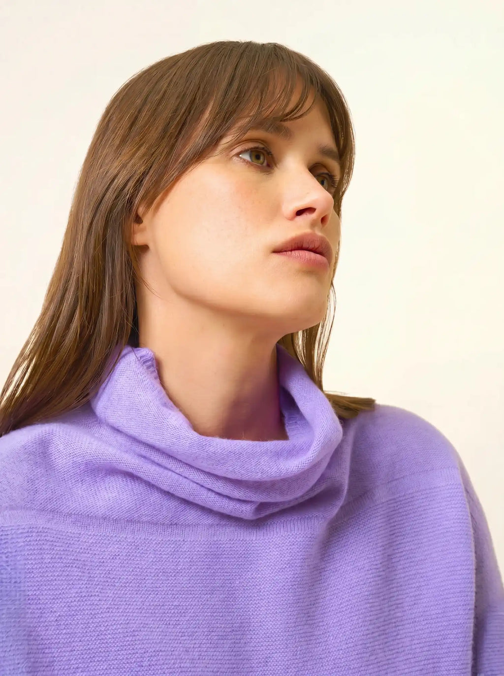 BLANTYRE pullover rollkragen lavendel