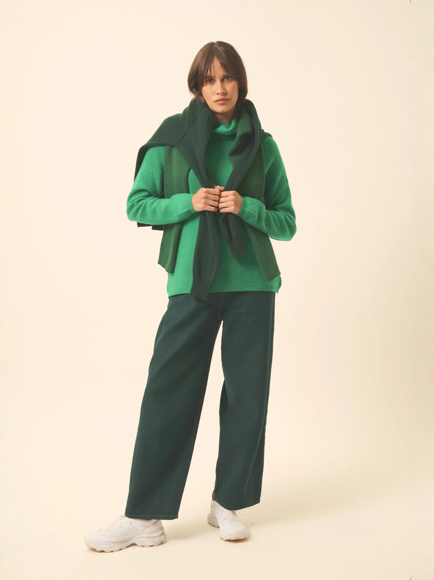 BLANTYRE pullover rollkragen minze