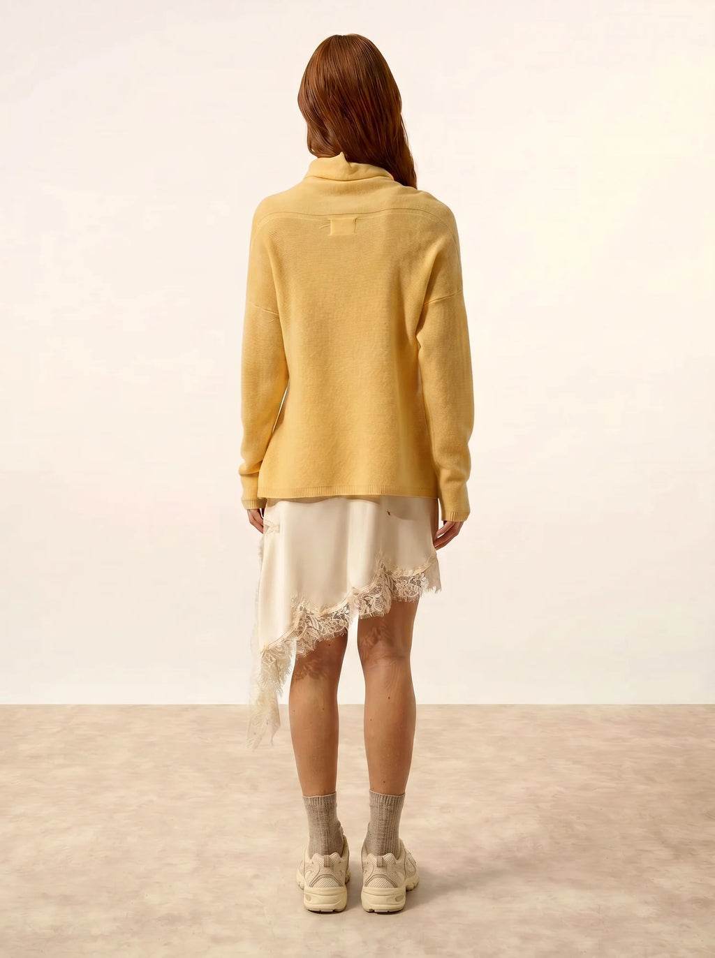 BLANTYRE pullover rollkragen vanille