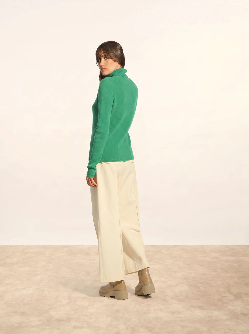 LANAIS pullover rollkragen minze
